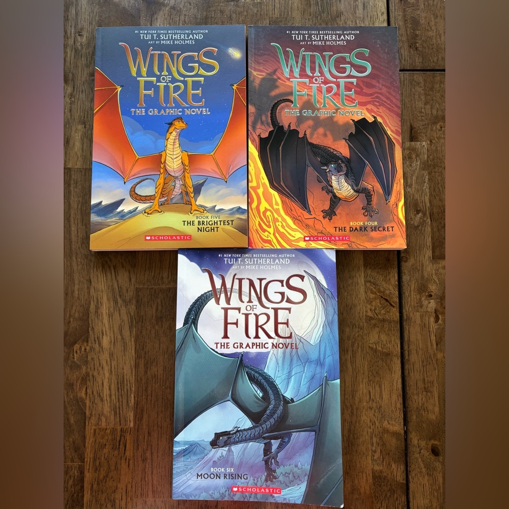 Wings of Fire Graphic Novels - Books 4,5, and 6